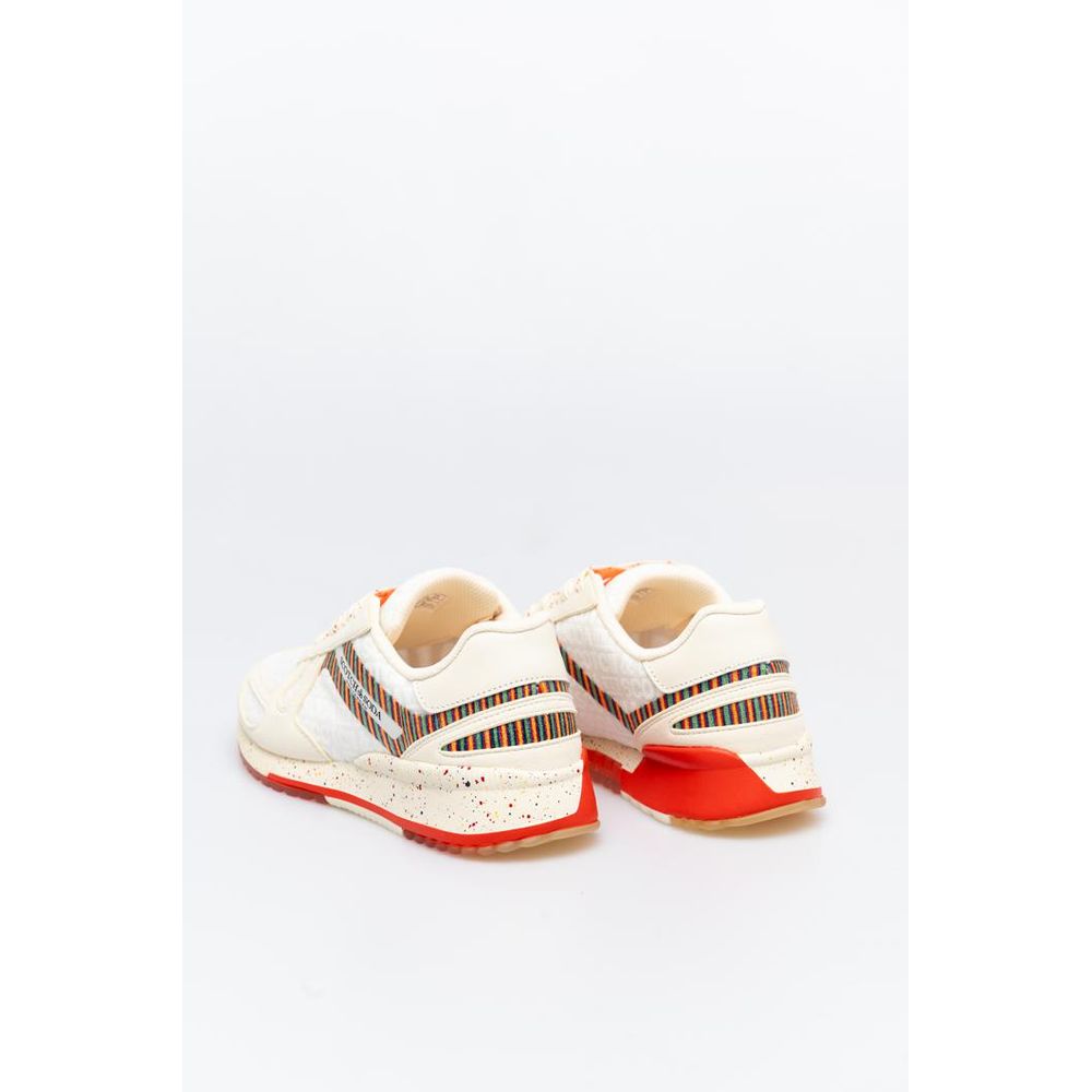 Scotch & Soda White Leather Athletic Sneakers