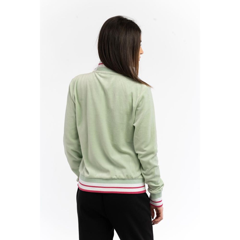 Fila sweatshirt i bomuldsblanding – grøn/hvid