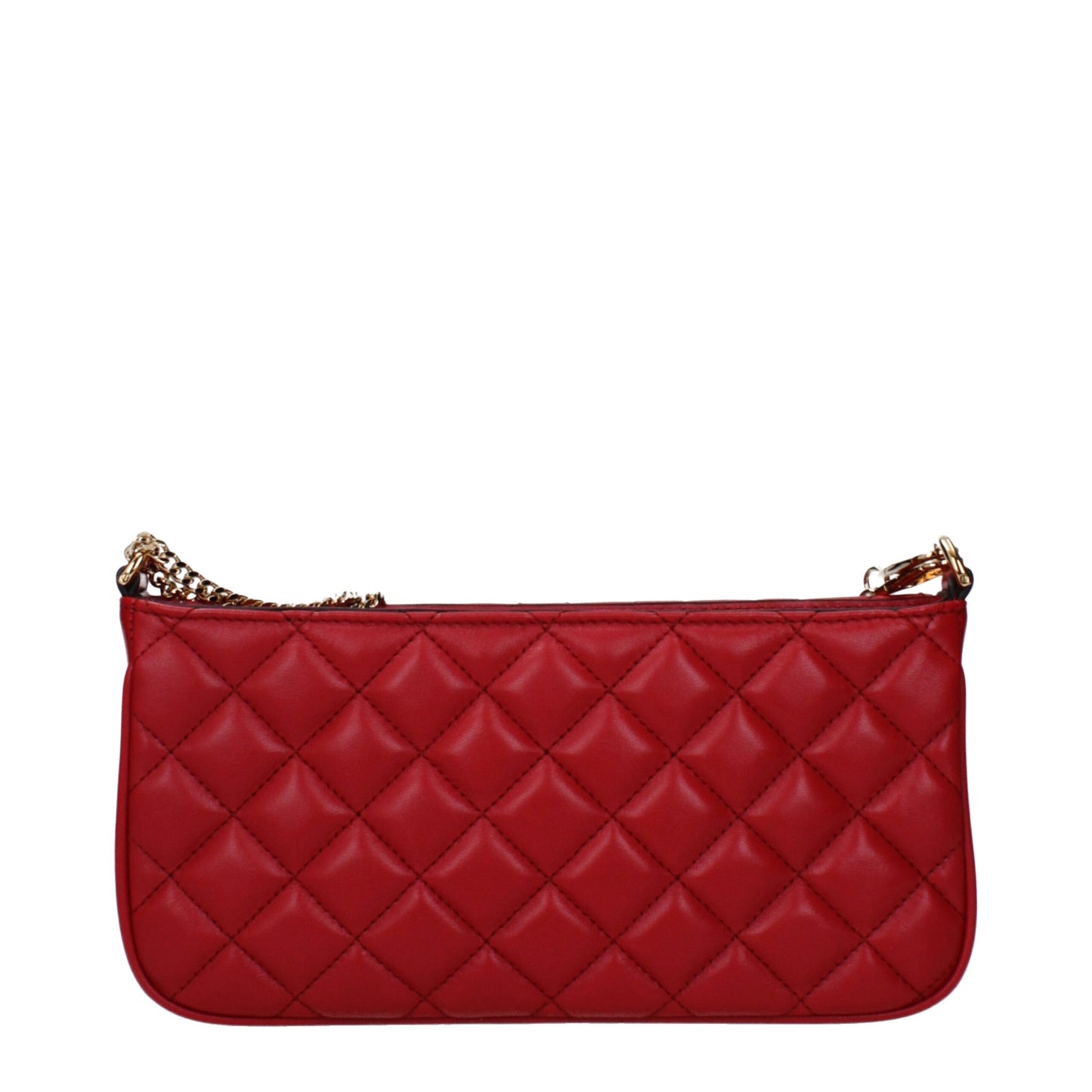 Versace Red Leather Crossbody Bag
