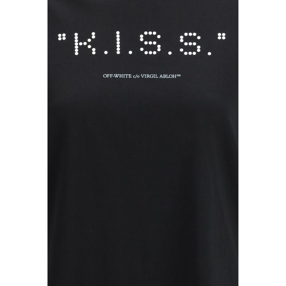 Off-White Kiss Quote T-shirt – sort