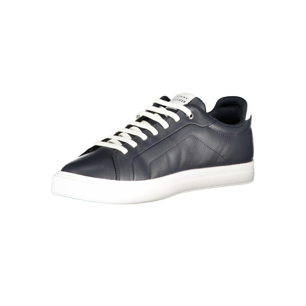 Tommy Hilfiger Blue Polyurethane Men Sneaker