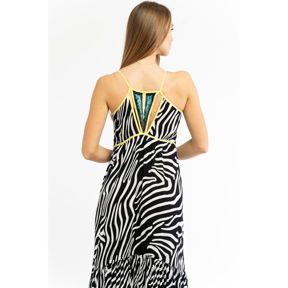 Patrizia Pepe Black Viscose Casual Dress
