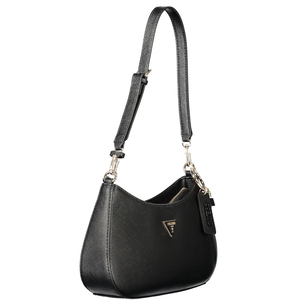 Guess Jeans Noelle II håndtaske i polyethylen – sort