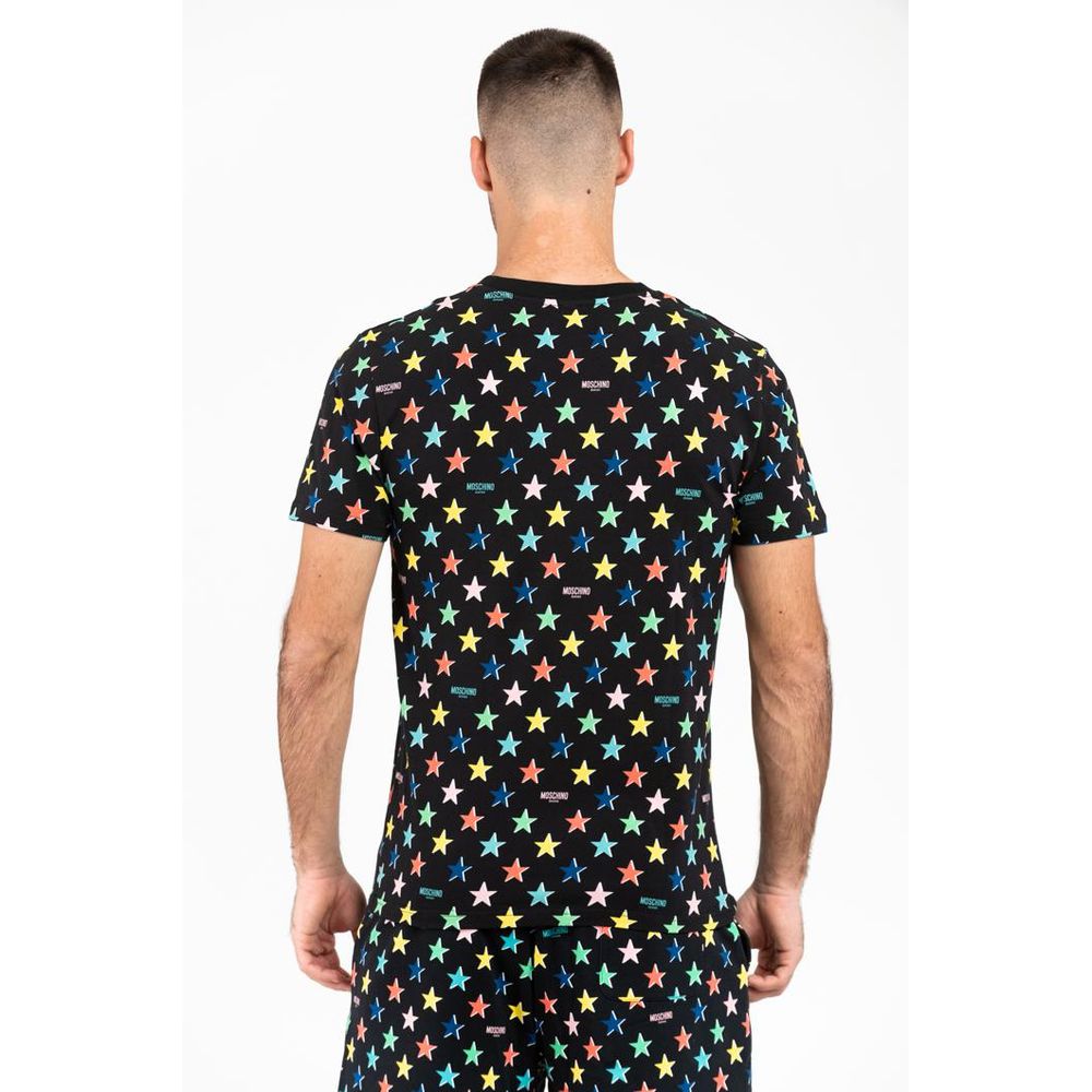 Moschino T-shirt i bomuldsblanding – sort