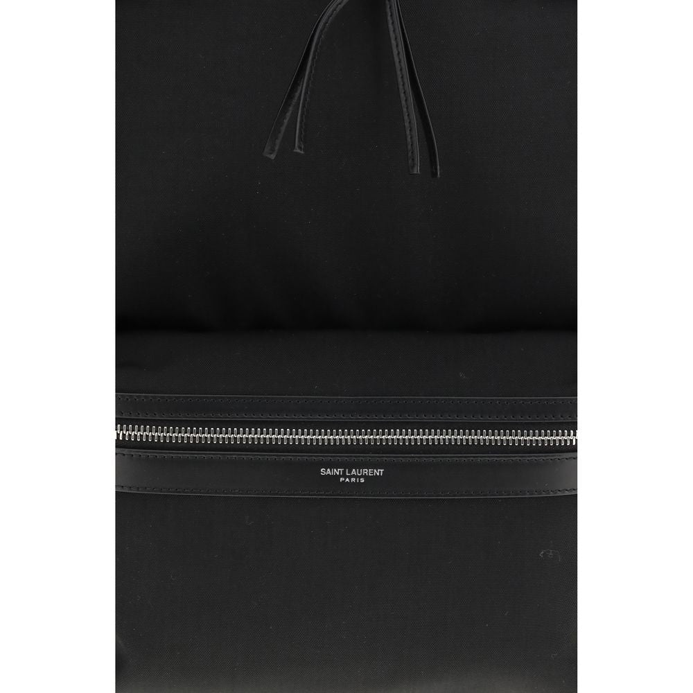 Saint Laurent City rygsæk i ECONYL-nylon – sort