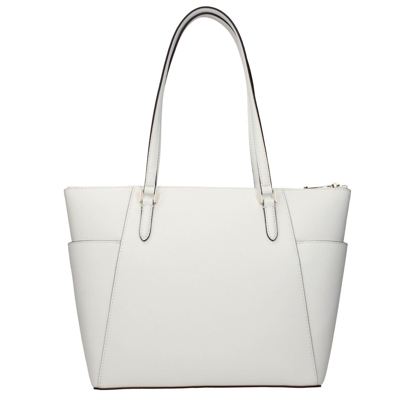 Michael Kors White Leather Shoulder Bag