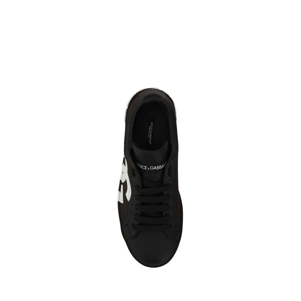 Dolce & Gabbana Black Rubber Sneakers