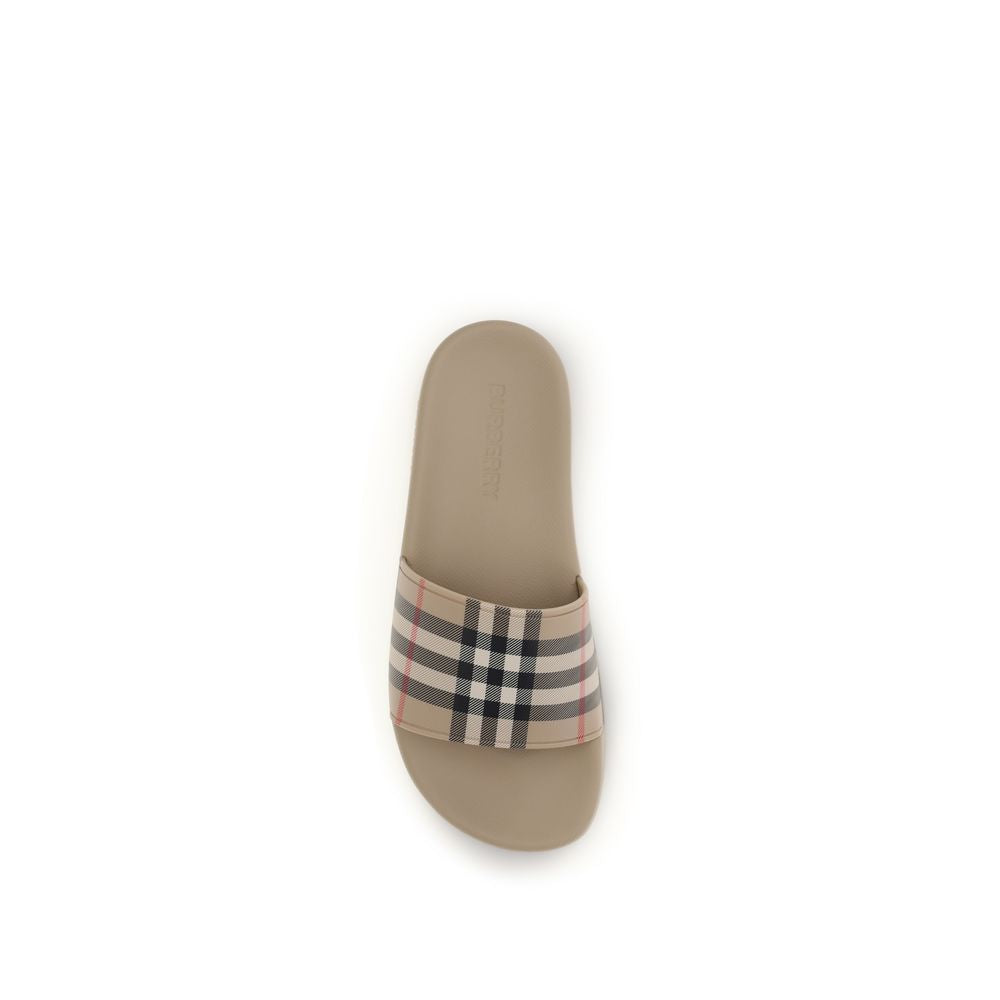 Burberry Beige Rubber Sandals