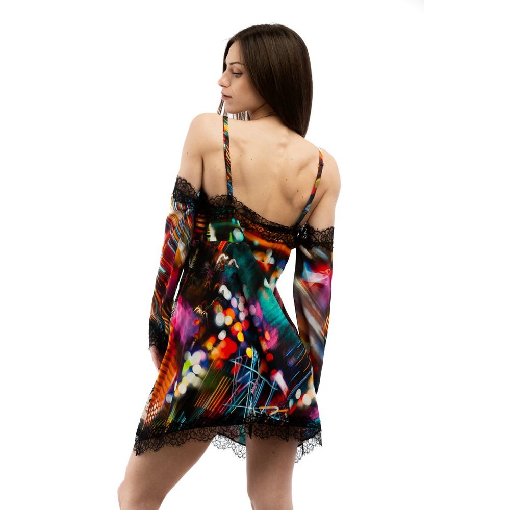 Moschino Multicolor Viscose Cocktail Dress