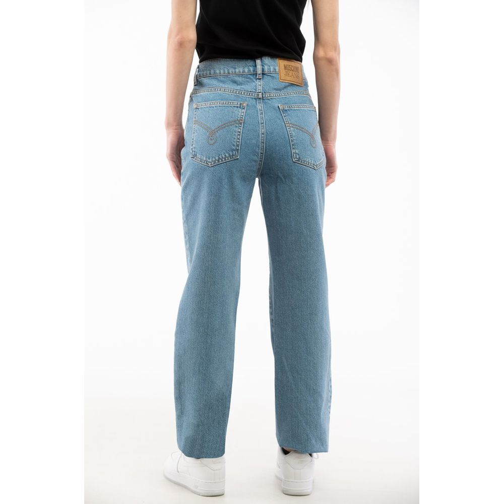 Moschino Multicolor Cotton Jeans Denim