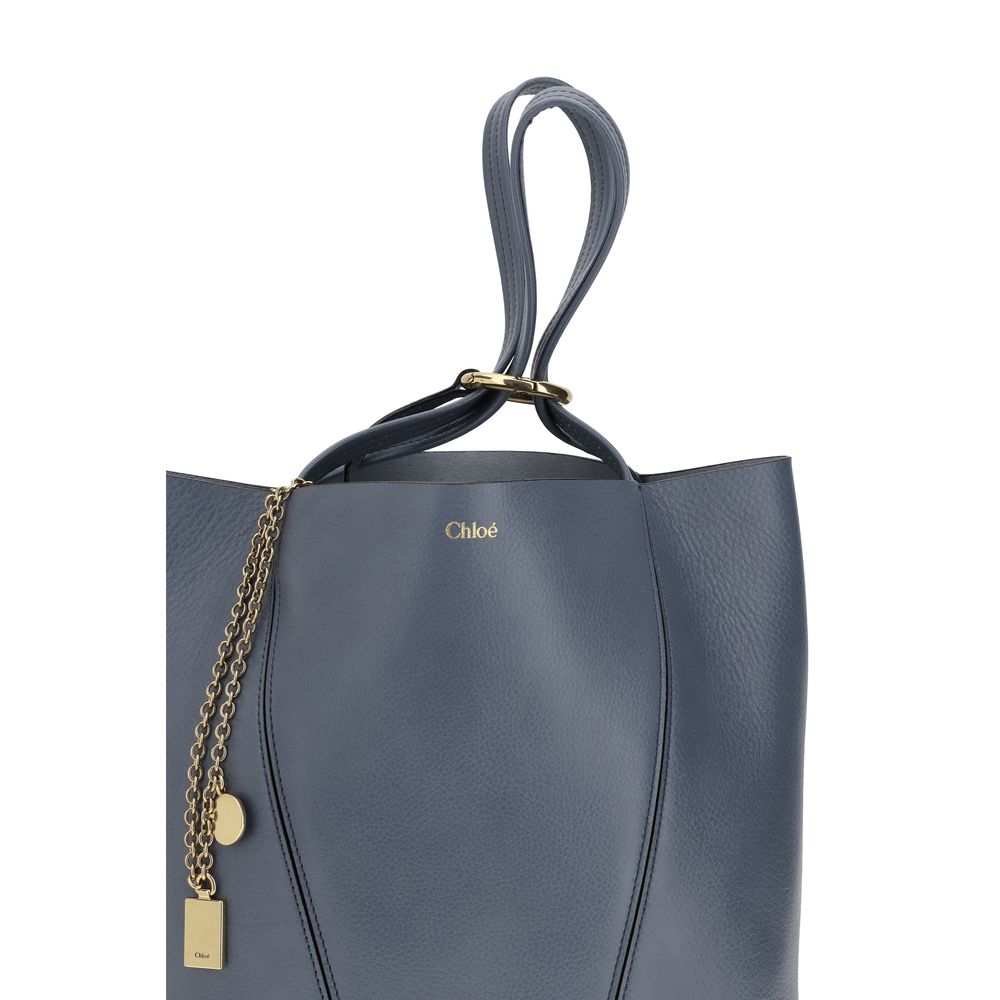 Chloé Blue Calf Leather Bos Taurus Shoulder Bag