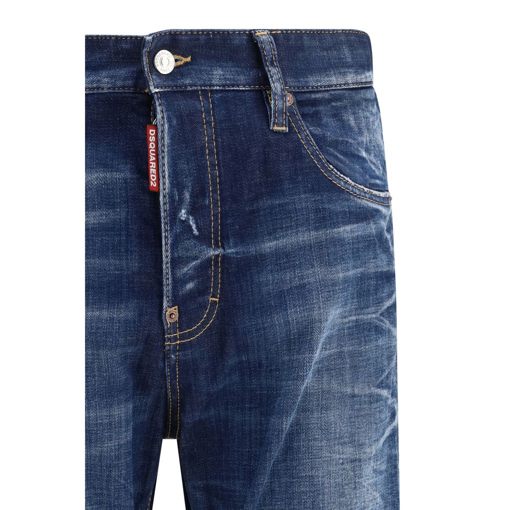 Dsquared² Blue Cotton Jeans Denim