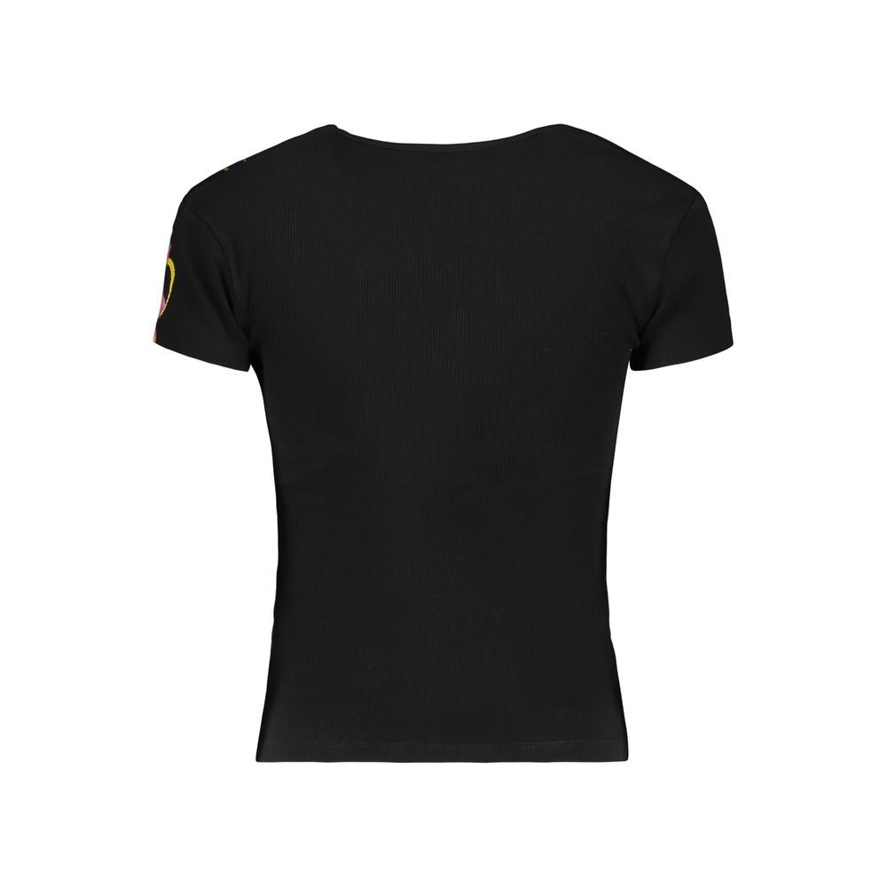 Desigual Black Cotton Women T-Shirt