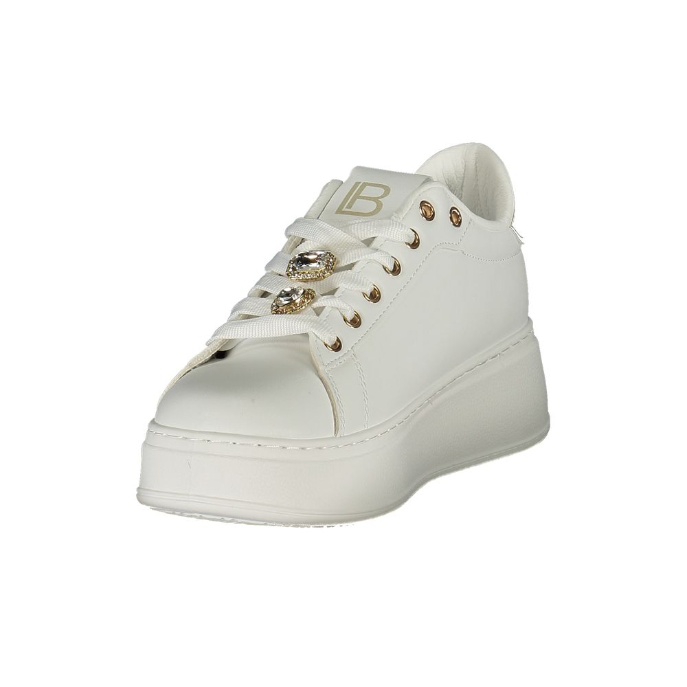 Laura Biagiotti White Polyurethane Women Sneaker
