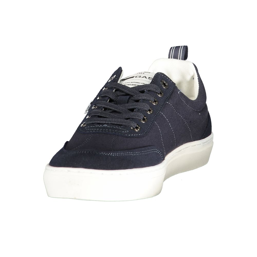 Gas Blu Polyurethane Men Sneaker