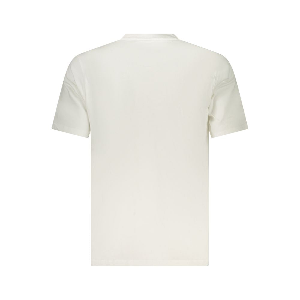 Converse Bianco Cotton Men T-Shirt