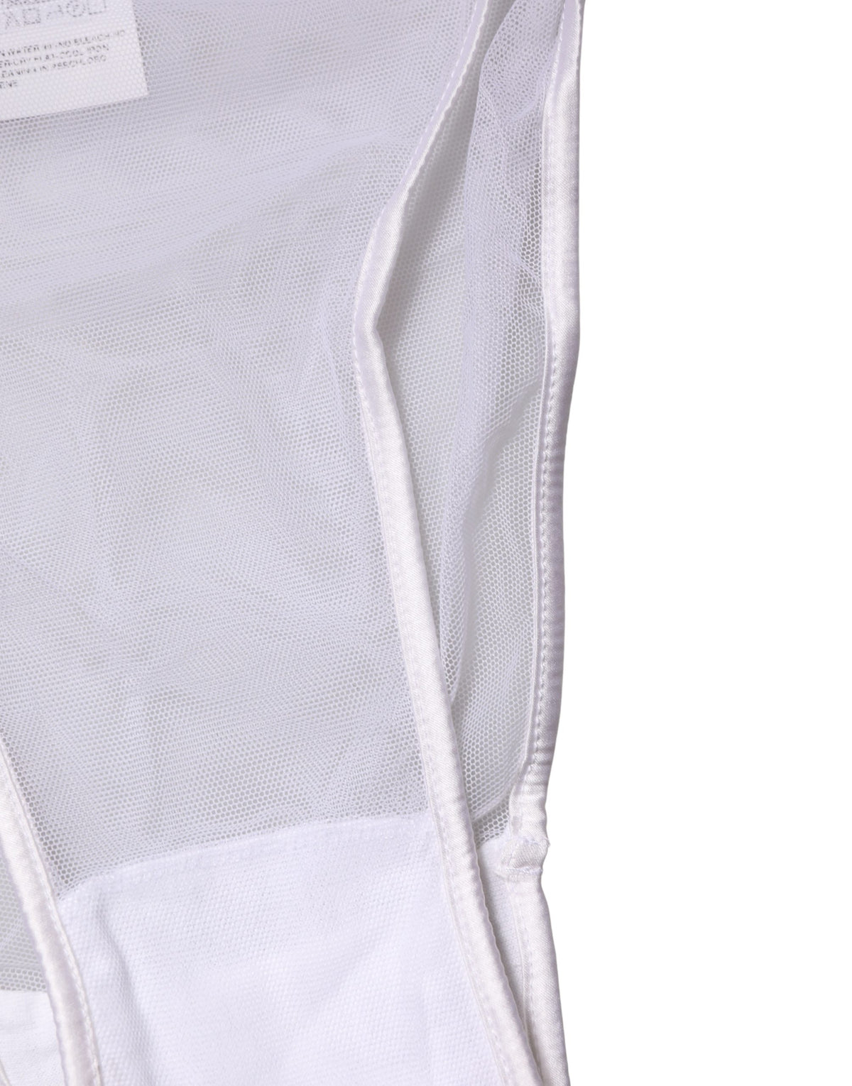 Dolce & Gabbana White Sheer Silk Stretch High Brief Underwear