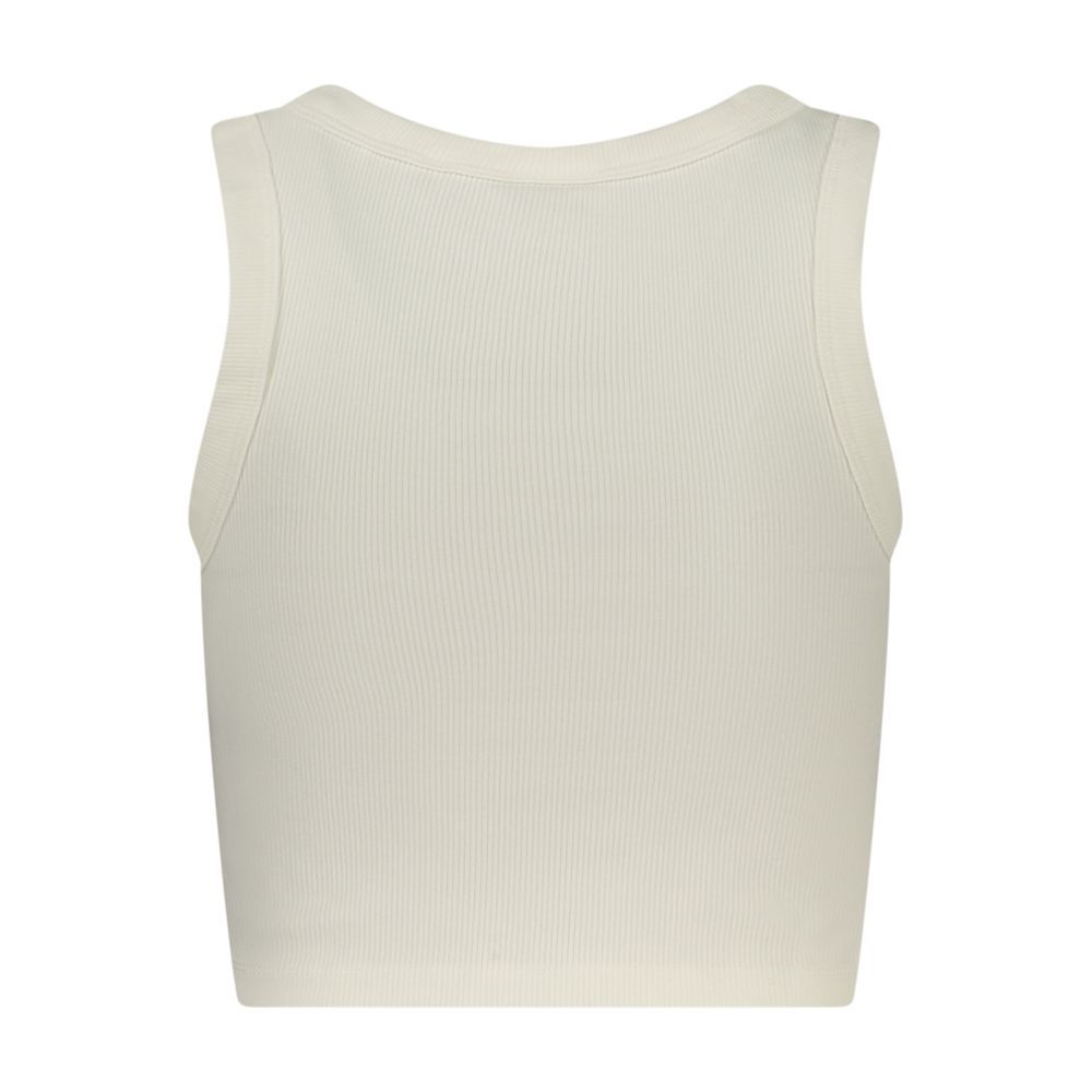 Guess Jeans Bianco Viscose Woman Tanktop