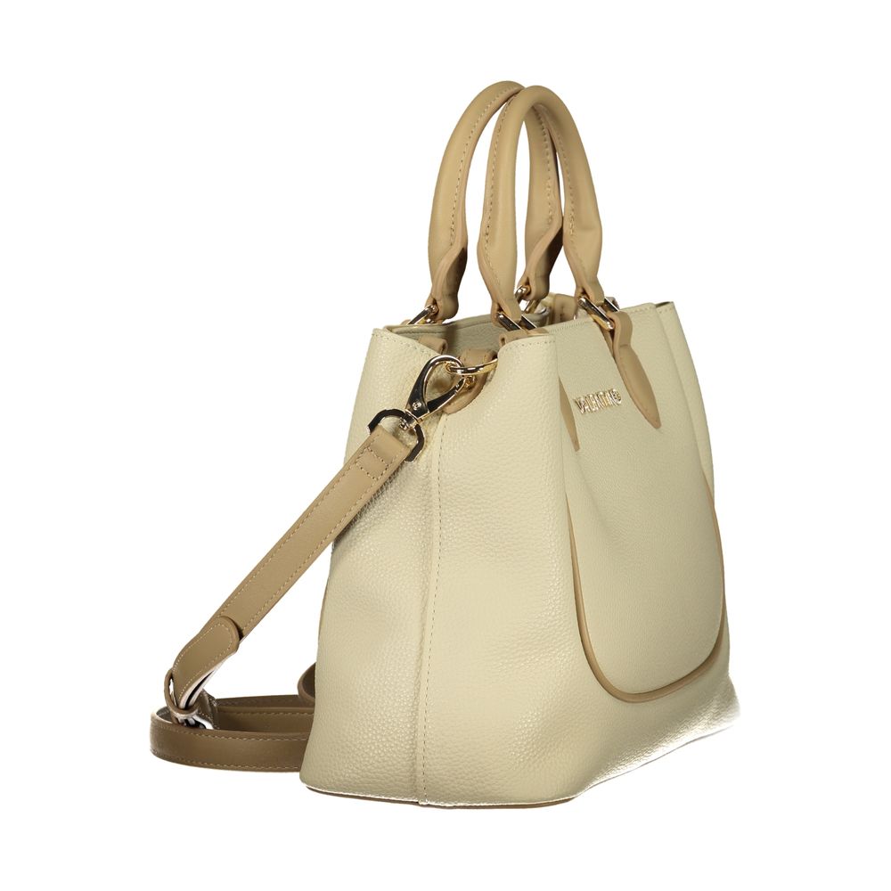 Mario Valentino Beige Polyurethane Female Bag