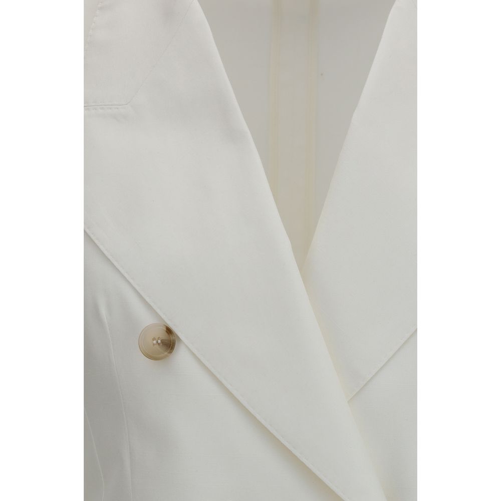 Dolce & Gabbana blazer i bomuld – hvid