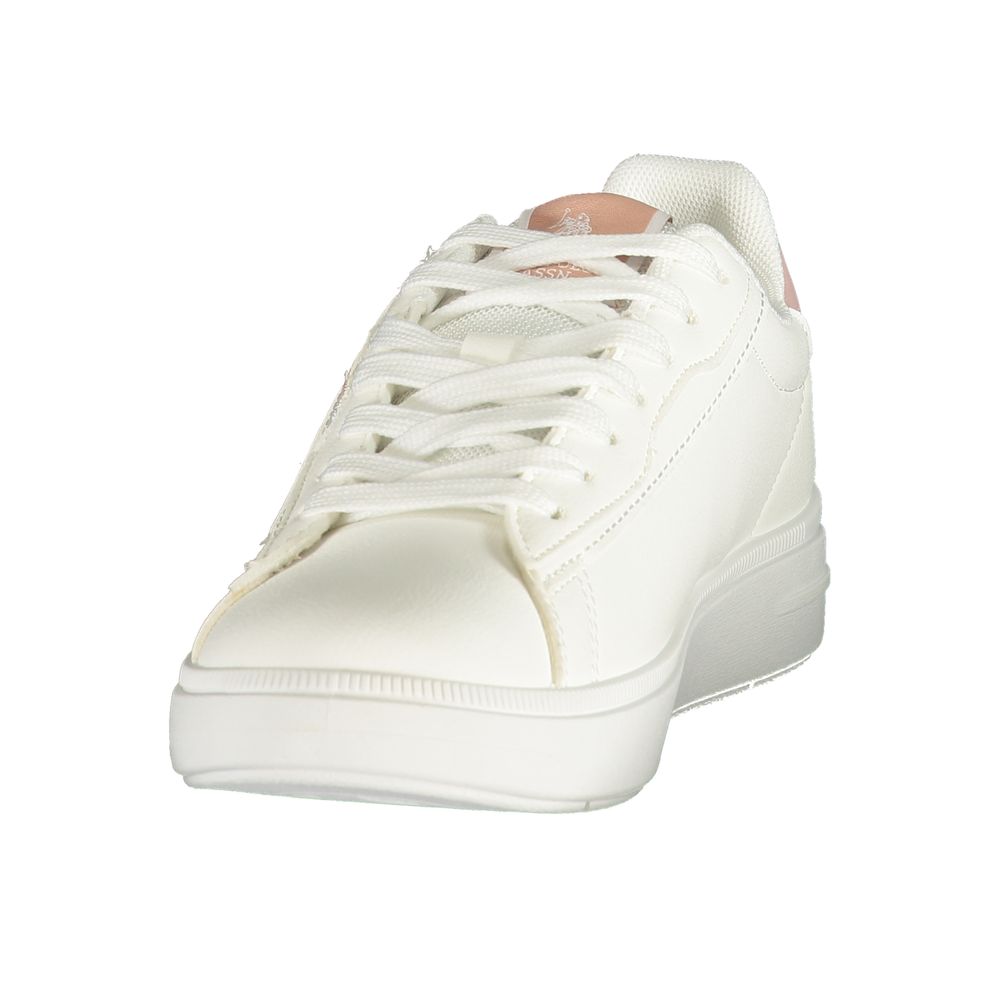 U.S. POLO ASSN. Bianco Polyester Women's Sneaker