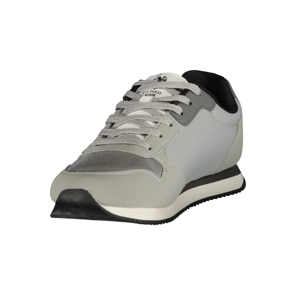 U.S. POLO ASSN. Gray Polyurethane Men's Sneaker