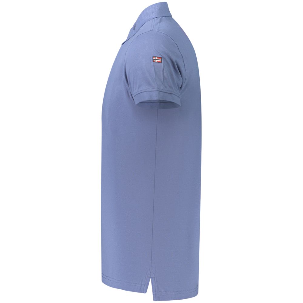 Norway 1963 Blue Cotton Polo Shirt