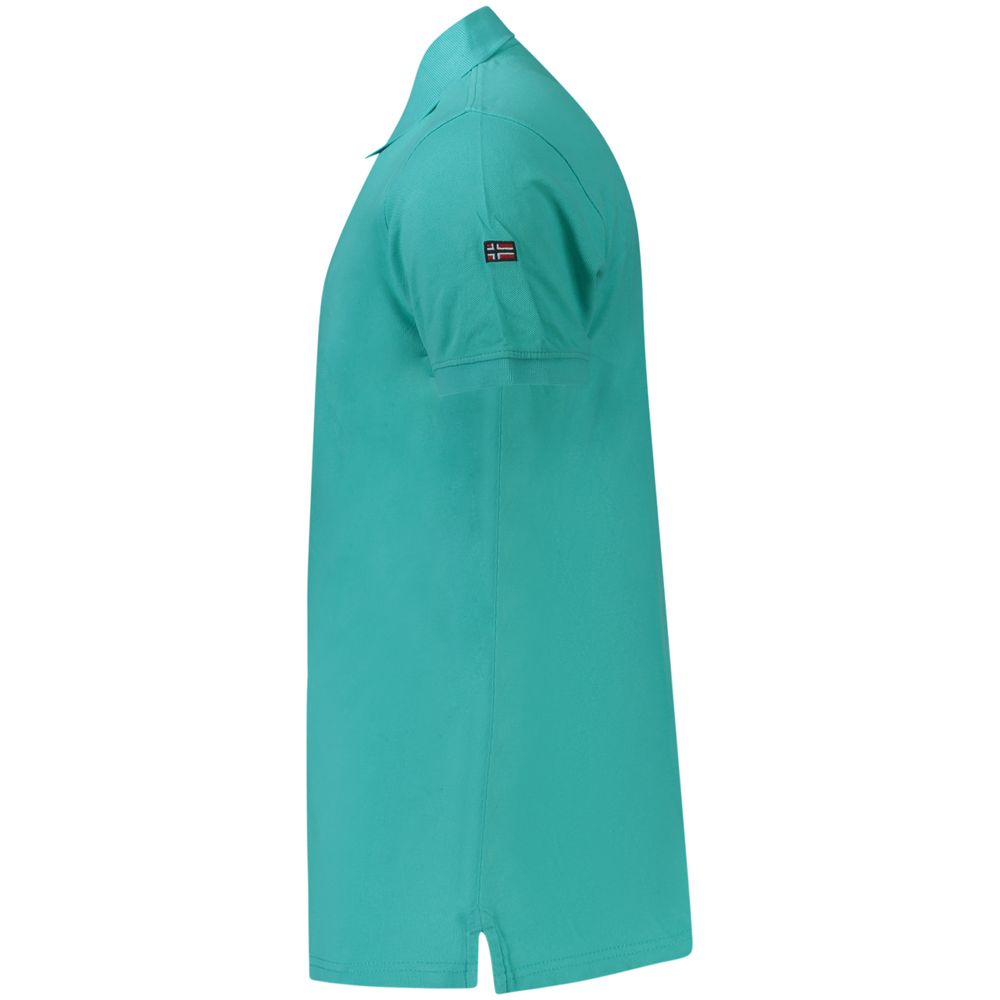 Norway 1963 Blue Cotton Polo Shirt
