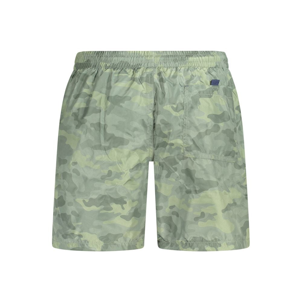 Norway 1963 Green Polyester Men's Swim Shorts