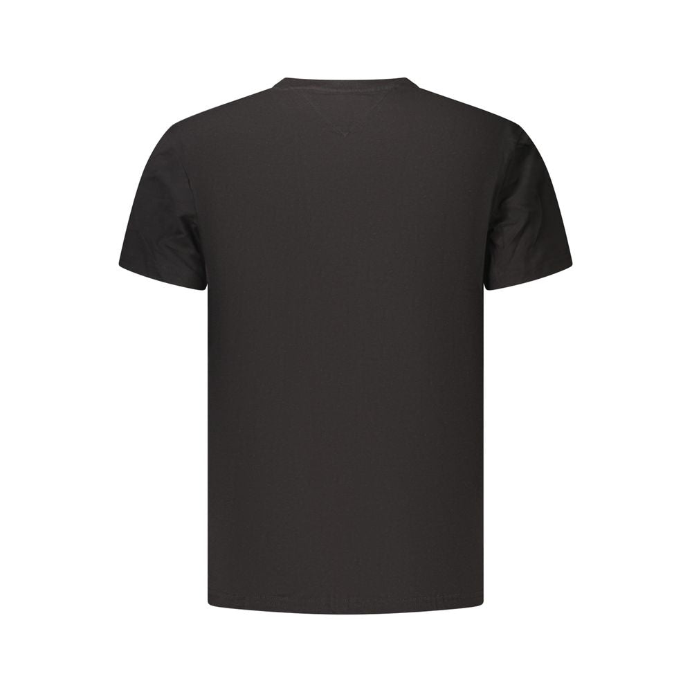 Tommy Hilfiger T-shirt med logoprint – sort