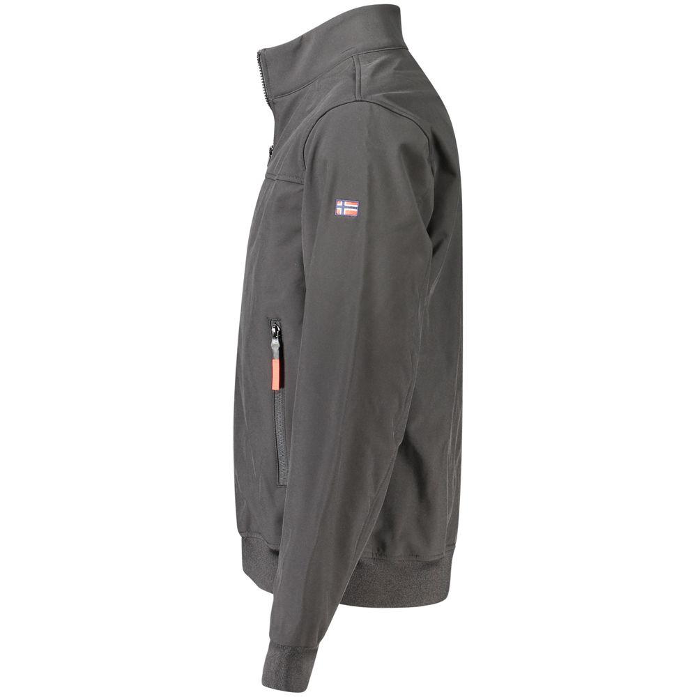 Norway 1963 sort softshelljakke i polyester til mænd