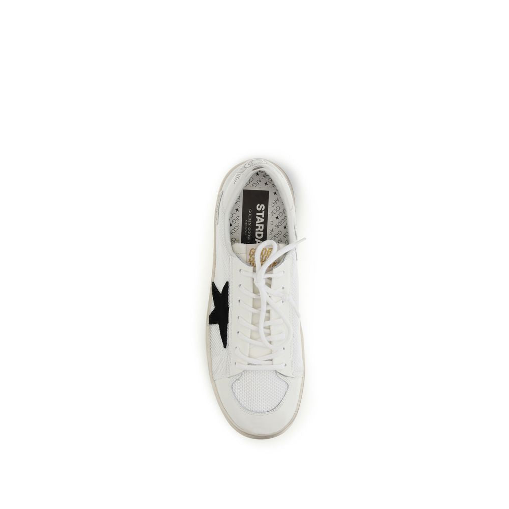 Golden Goose White Calf Leather Bos Taurus Sneakers