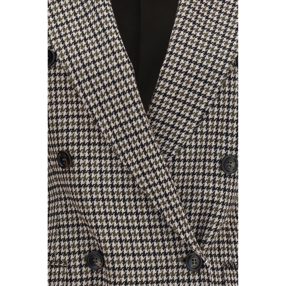 Max Mara Eccelso blazer i viskose og merinould – flerfarvet