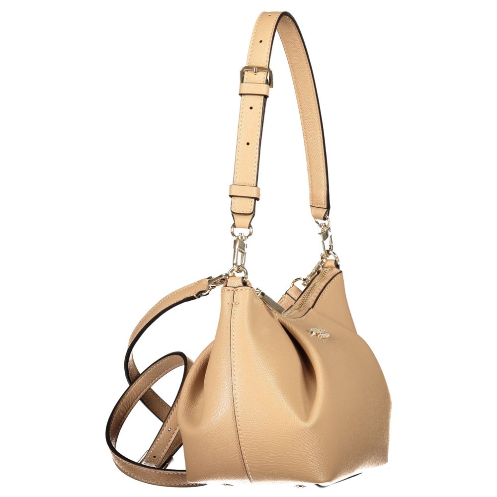 Guess Jeans Amorette skuldertaske – beige
