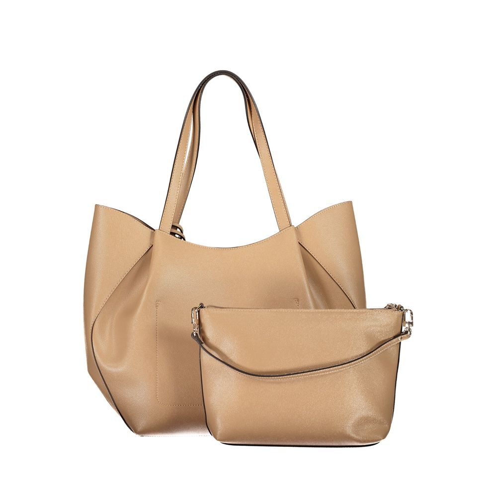 Guess Jeans Amorette shoppingtaske – beige