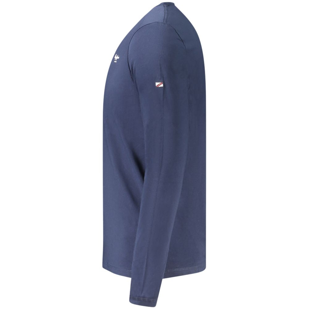 Pepe Jeans slim fit langærmet herre-T-shirt – blå