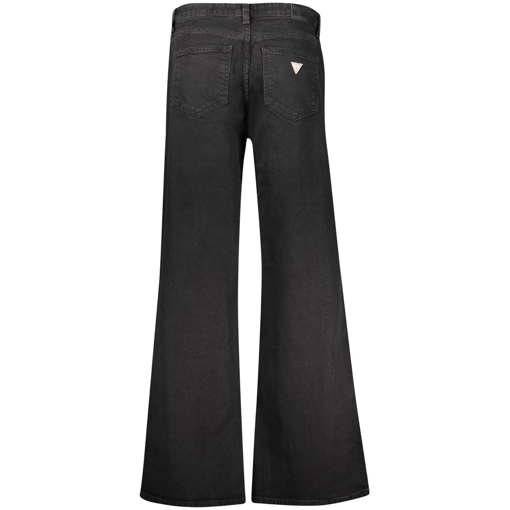Guess Jeans wide leg-jeans til kvinder – sort