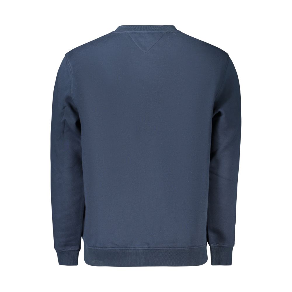 Tommy Hilfiger sweatshirt med broderet logo til mænd – blå