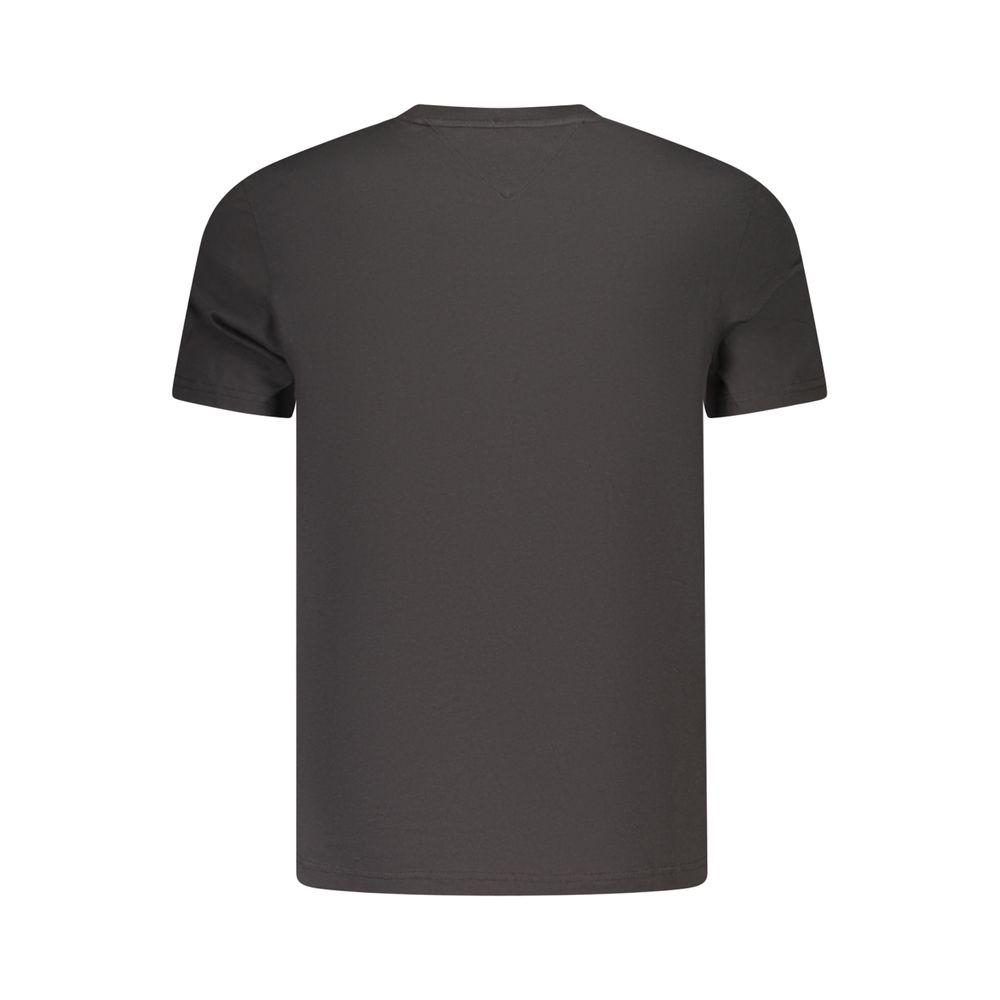 Tommy Hilfiger T-shirt med logoprint – sort