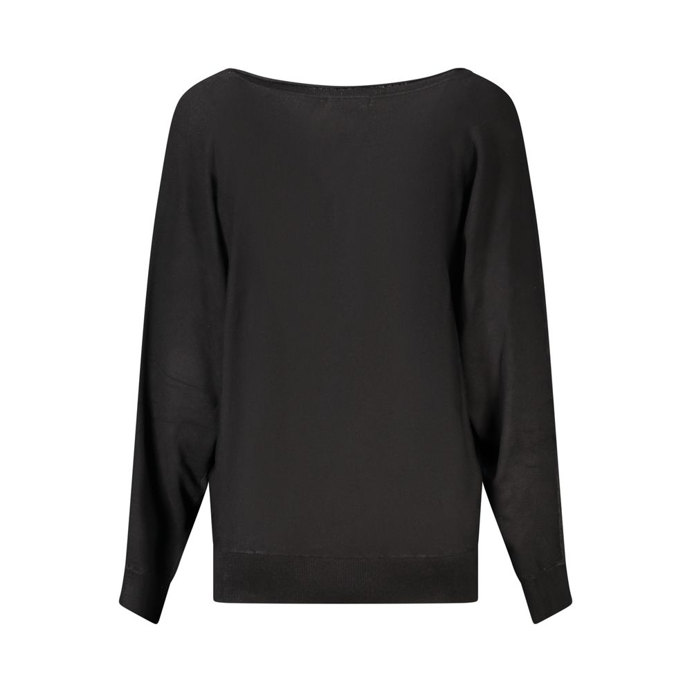 Guess Jeans sweatshirt med rhinsten og pailletter – sort