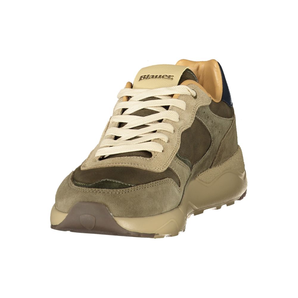 Blauer sneakers med udtagelig indersål – grøn