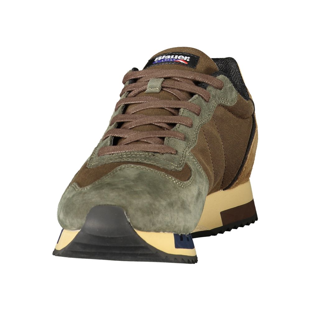 Blauer sneakers med udtagelig indersål – brun