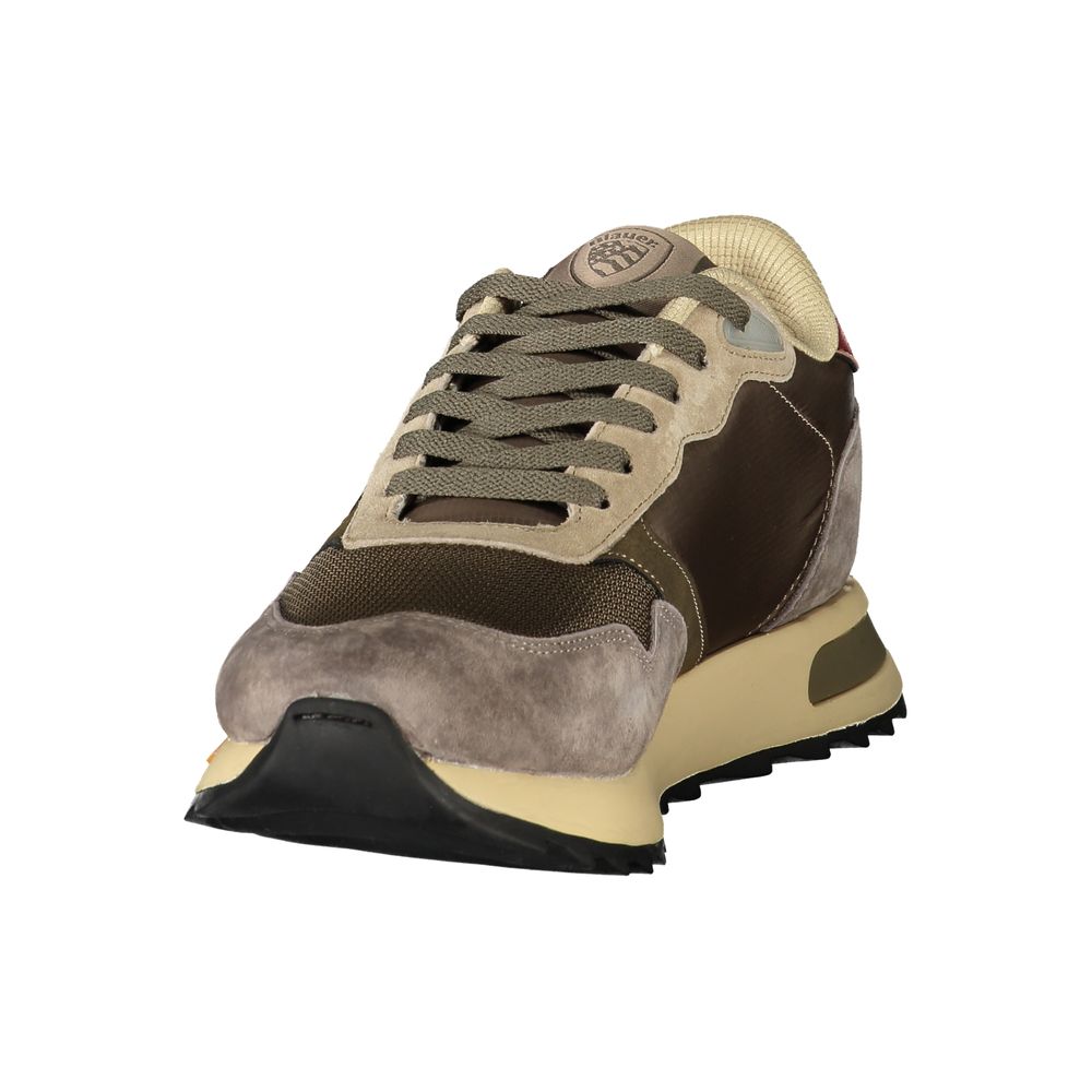 Blauer sneakers med udtagelig indersål – grøn
