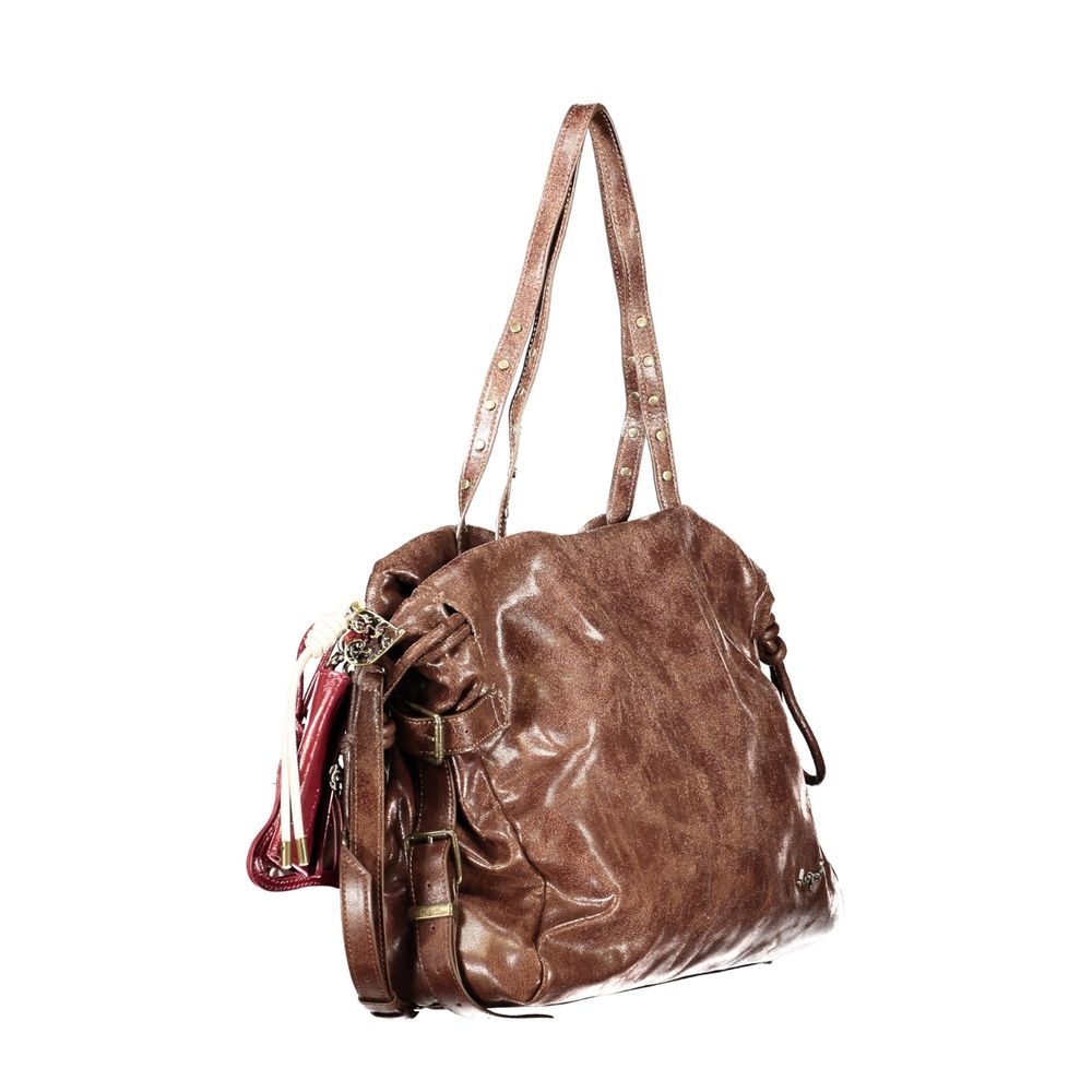 Desigual Galaxy Lifta 2.0 skuldertaske i polyuretan – brun