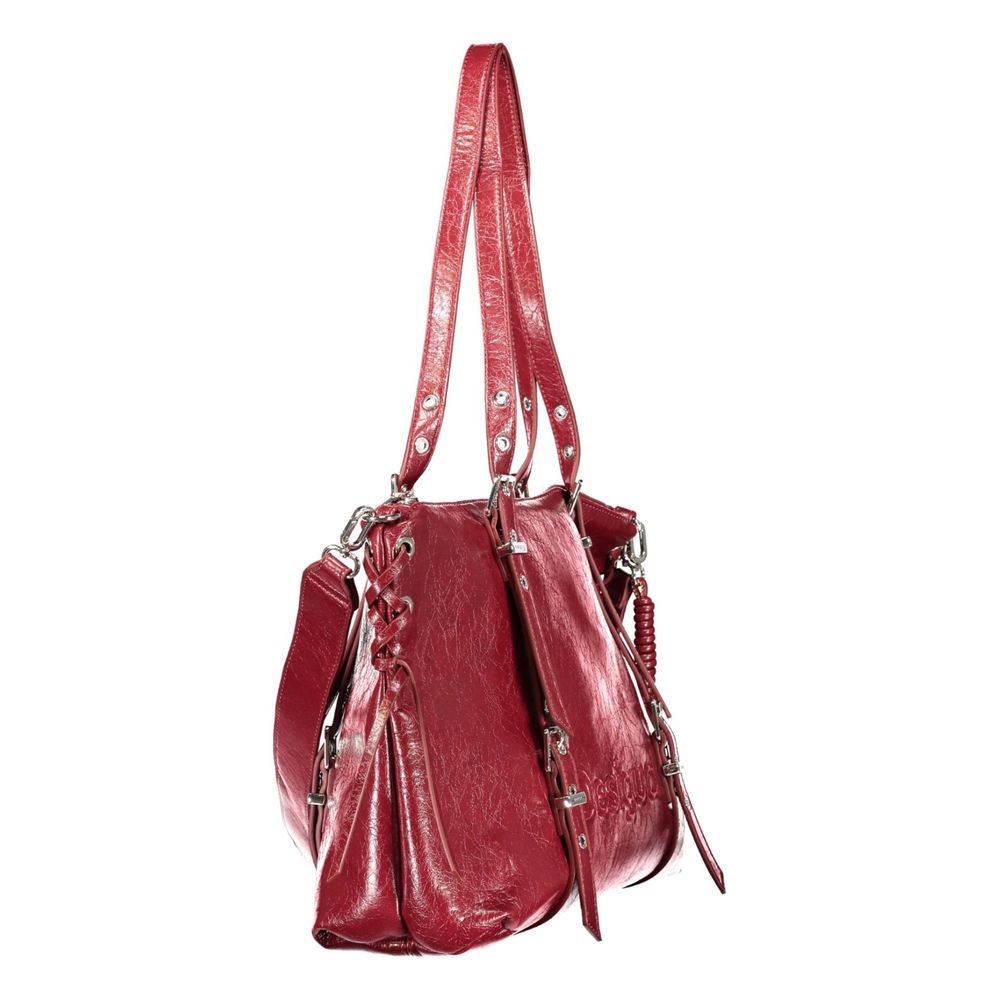 Desigual Lanuza Half Logo taske – rød