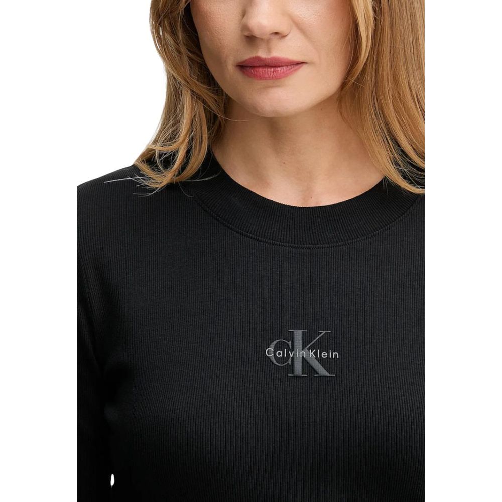 Calvin Klein Jeans LV047A803G cropped T-shirt – sort