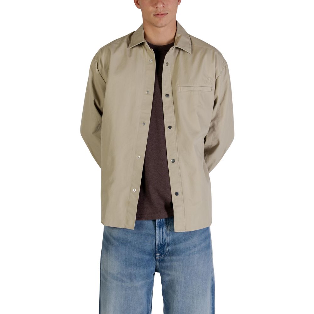 Calvin Klein Jeans LV04RE109G jakke i bomuld til mænd – beige