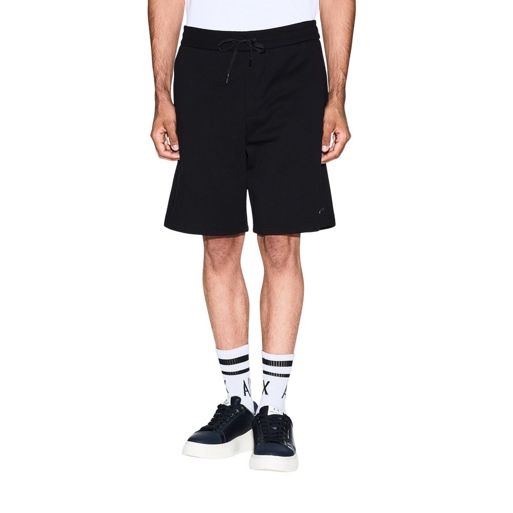 Sorte Armani Exchange bomuldsshorts