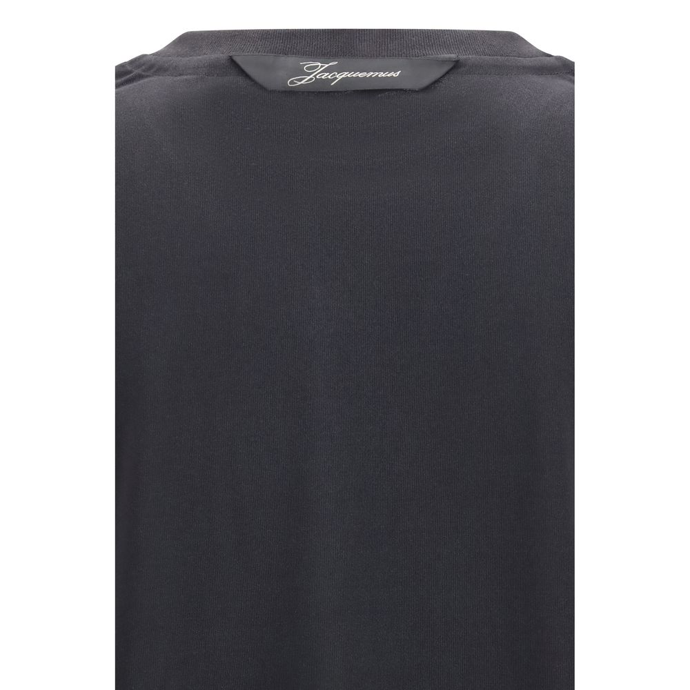 Jacquemus Rond Carré langærmet T-shirt – sort