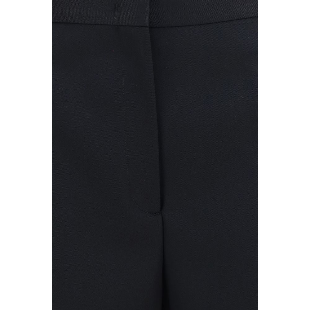 Fendi Black Cotton Casual Pants